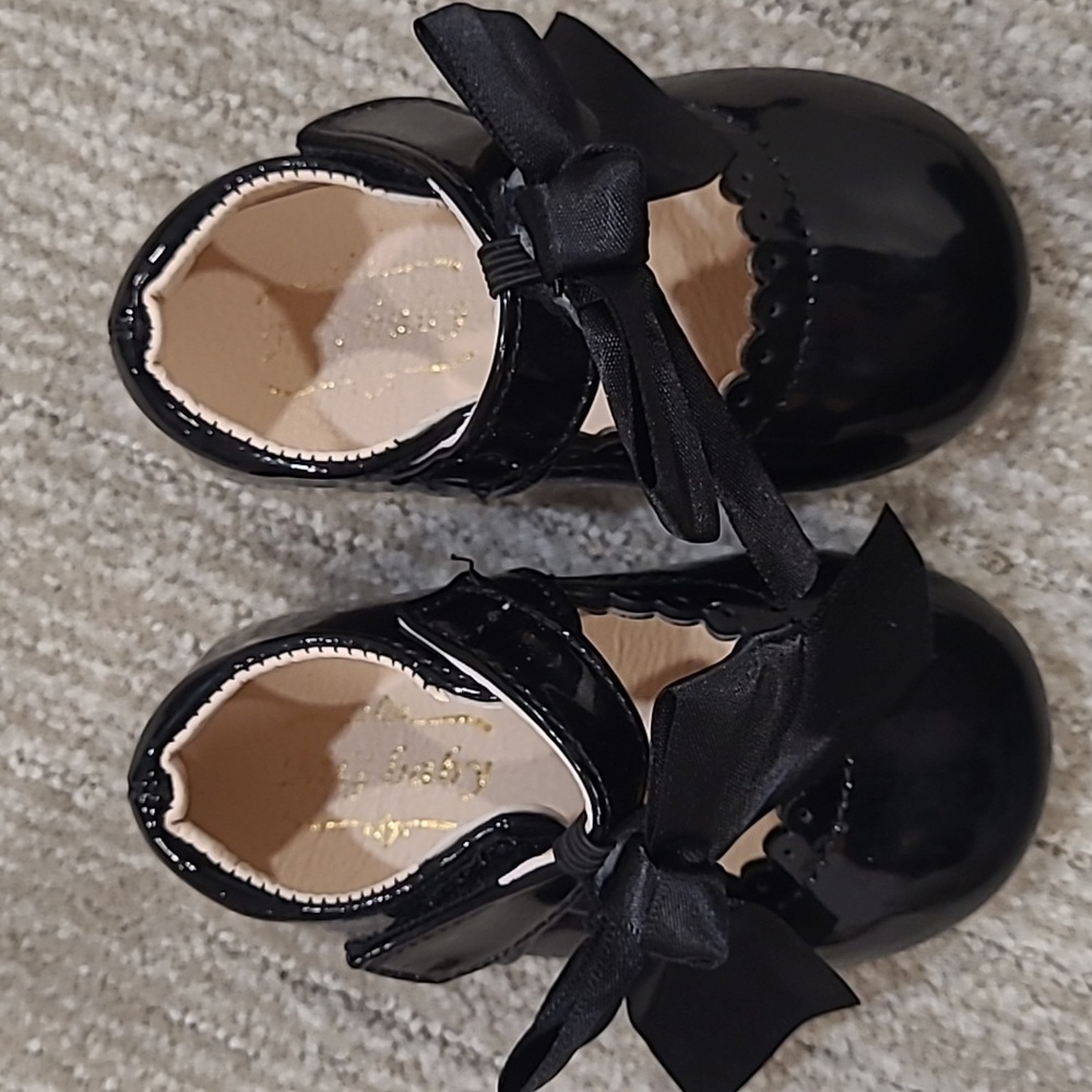 Black Baby Shoes - Picture 3 of 5